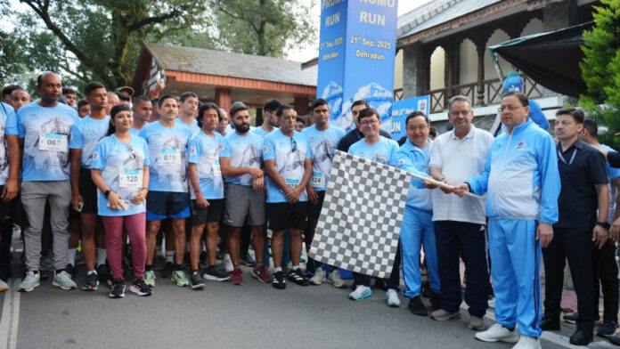 CM-Pushkar-dhami CM Dhami flags off Adi Kailash Ultra Marathon Promo Run