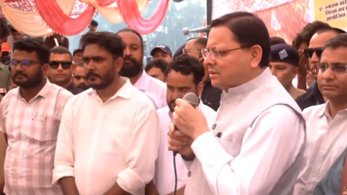 CM Dhami reached protest site