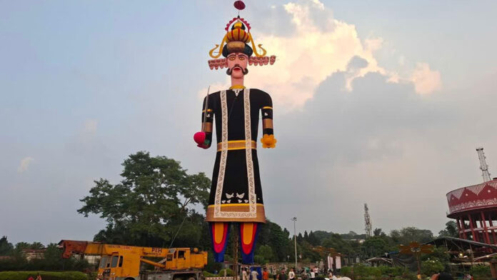 121 feet tall Ravana will be burnt in parade ground
