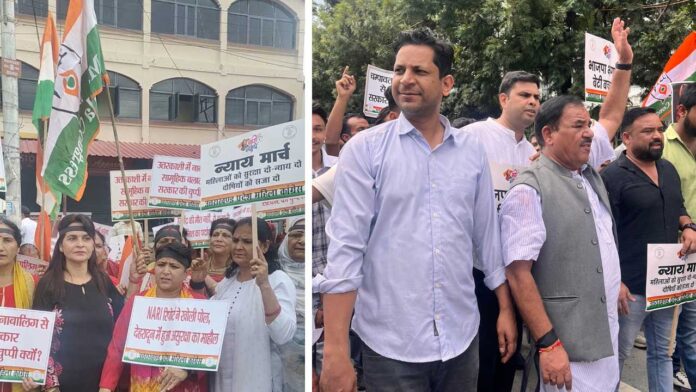 Congressmen arrived to purify the BJP headquarters