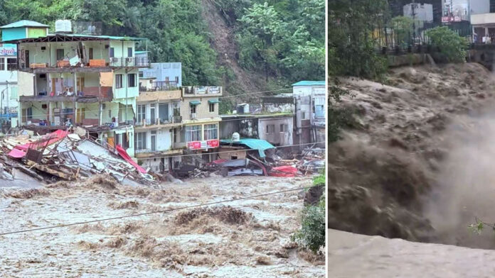 Torrential rain caused huge destruction