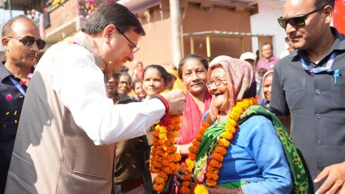 Dhami-pushkar CM Dhami inaugurated Sharda Corridor project