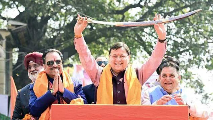 Dedicated CM Pushkar Singh Dhami as a protector of religion