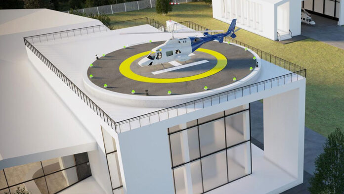 A building with a helipad will be built in Haridwar