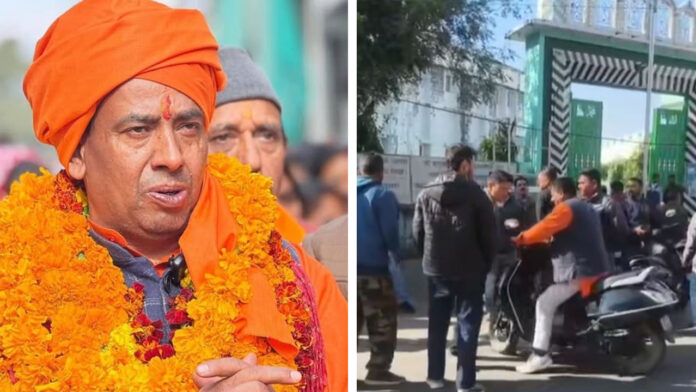 Madan Joshi surrenders in the banned meat case