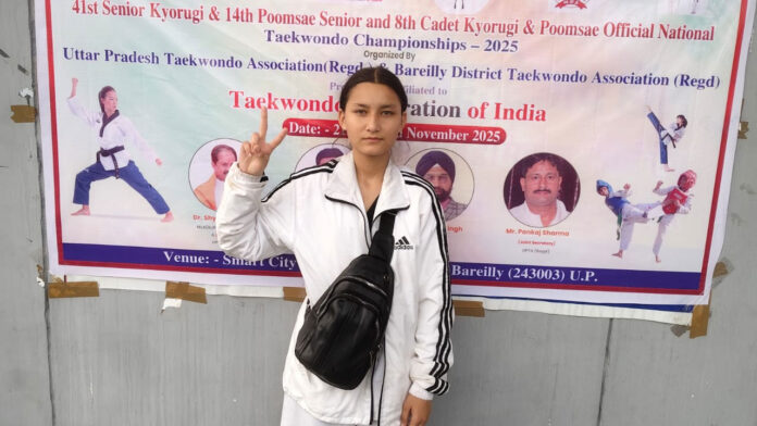 Suhana won gold medal in Taekwondo competition