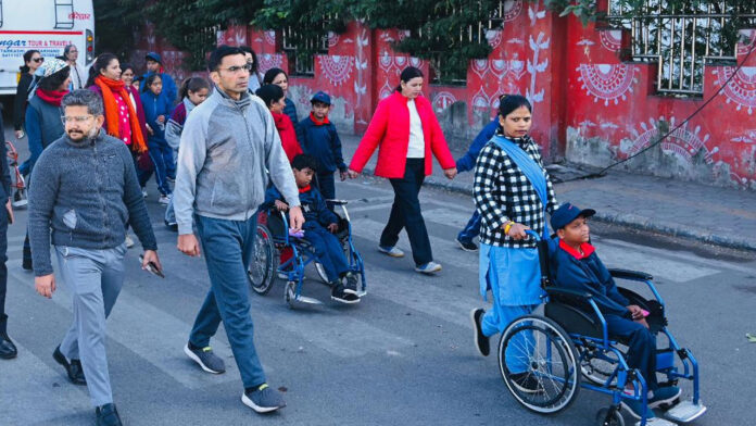 DM-Savin DM Savin Bansal inaugurated the 'Walk for Disability' week