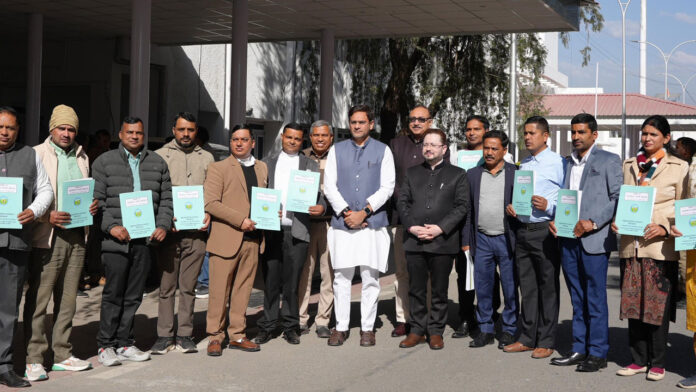 Appointment letters were handed over to selected personnel