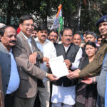 कांग्रेसियों ने किया पुलिस मुख्यालय कूच Congress workers marched to police headquarters