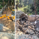 अतिक्रमण विरुद्ध जिला प्रशासन का एक्शन जारी, सरकारी नाले पर प्लाटिंग ध्वस्त District administration action against encroachment continues