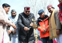 औली में गूंजा शीत उत्सव का शंखनाद The conch shell of winter festival resounded in Auli