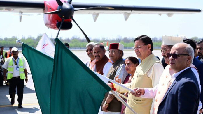 CM-Pushkar Launch of Air Service Between Doon and Pithoragarh