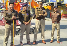 कड़ी सुरक्षा व्यवस्था के बीच शांति व सौहार्दपूर्ण रहा होली का त्योहार Holi festival celebrated with peace and harmony