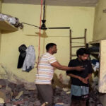 गैस सिलेंडर फटने से चार झुलसे Four people suffer burns after gas cylinder explodes