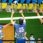 बास्केटबॉल और वॉलीबॉल चैंपियनशिप के लिए मुकाबला शुरू Competition for basketball and volleyball championship begins