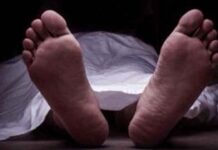 खेत में मिला युवक का खून से सना शव Blood-stained body of a young man found in a field
