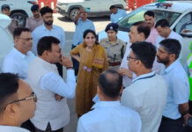 मुख्य सचिव ने किया कुम्भ मेले की तैयारियों का स्थलीय निरीक्षण Inspection of Kumbh Mela Preparations