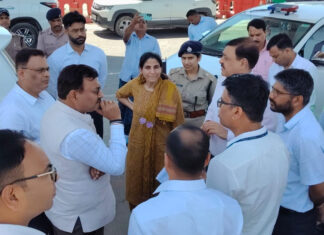 मुख्य सचिव ने किया कुम्भ मेले की तैयारियों का स्थलीय निरीक्षण Inspection of Kumbh Mela Preparations