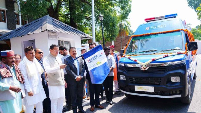 HDFC Bank Hands Over 4 Ambulances to State