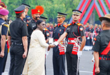 पहली बार नौ महिला सैन्य अफसर पासआउट होकर भारतीय सेना का हिस्सा बनी Nine female military officers pass out
