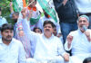 कांग्रेस ने भूमि घोटालों पर खोला मोर्चा, किया सचिवालय कूच Congress opens a front against land scams