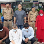 स्पा सेंटर की आड़ में चल रहे देह व्यापार का खुलासा, चार गिरफ्तार Prostitution racket operating under the guise of a spa center