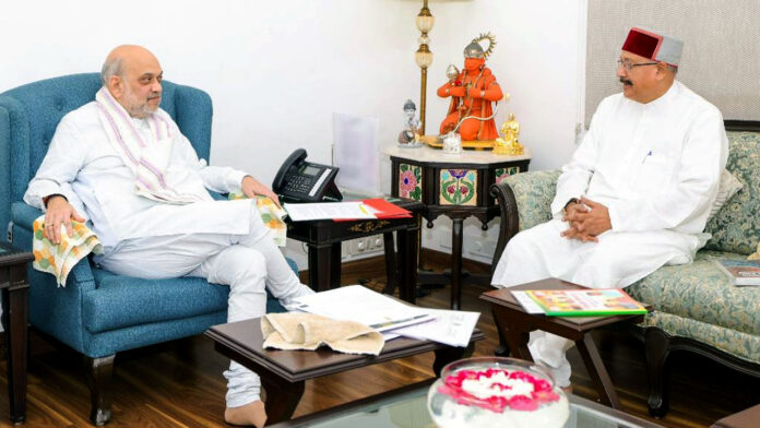 Satpal-Maharaj Satpal Maharaj met Home Minister Amit Shah