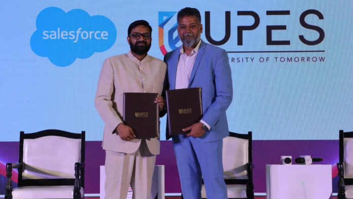 Agreement between UPES and Salesforce