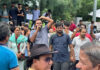 दिल्ली में लाठीचार्ज के खिलाफ देहरादून में प्रदर्शन Protest in Dehradun against lathi-charge in Delhi
