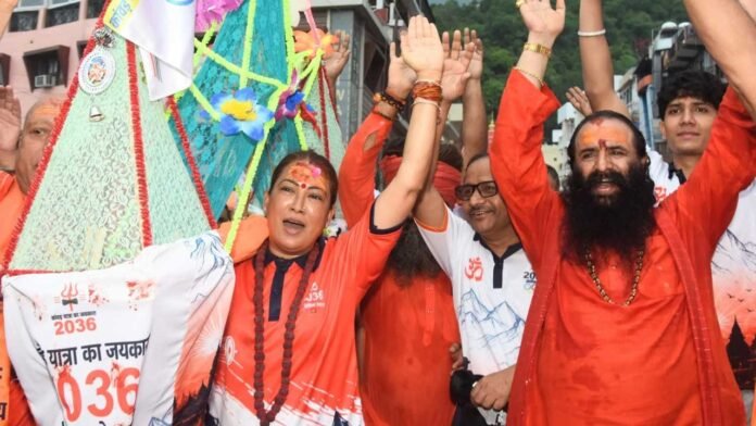 Sports Minister Rekha Arya flagged off Kanwar Yatra