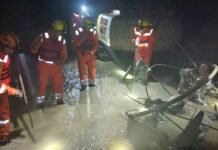 दो श्रमिक टनल में अभी भी लापता, तलाश जारी Two workers still missing in tunnel