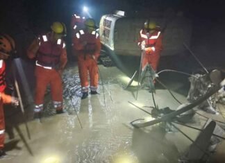 दो श्रमिक टनल में अभी भी लापता, तलाश जारी Two workers still missing in tunnel